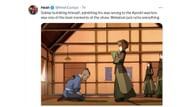 Netizens criticize the streaming platform for removing Sokka's sexist personality from the live-action Avatar series (Image via X/@HeshComps)